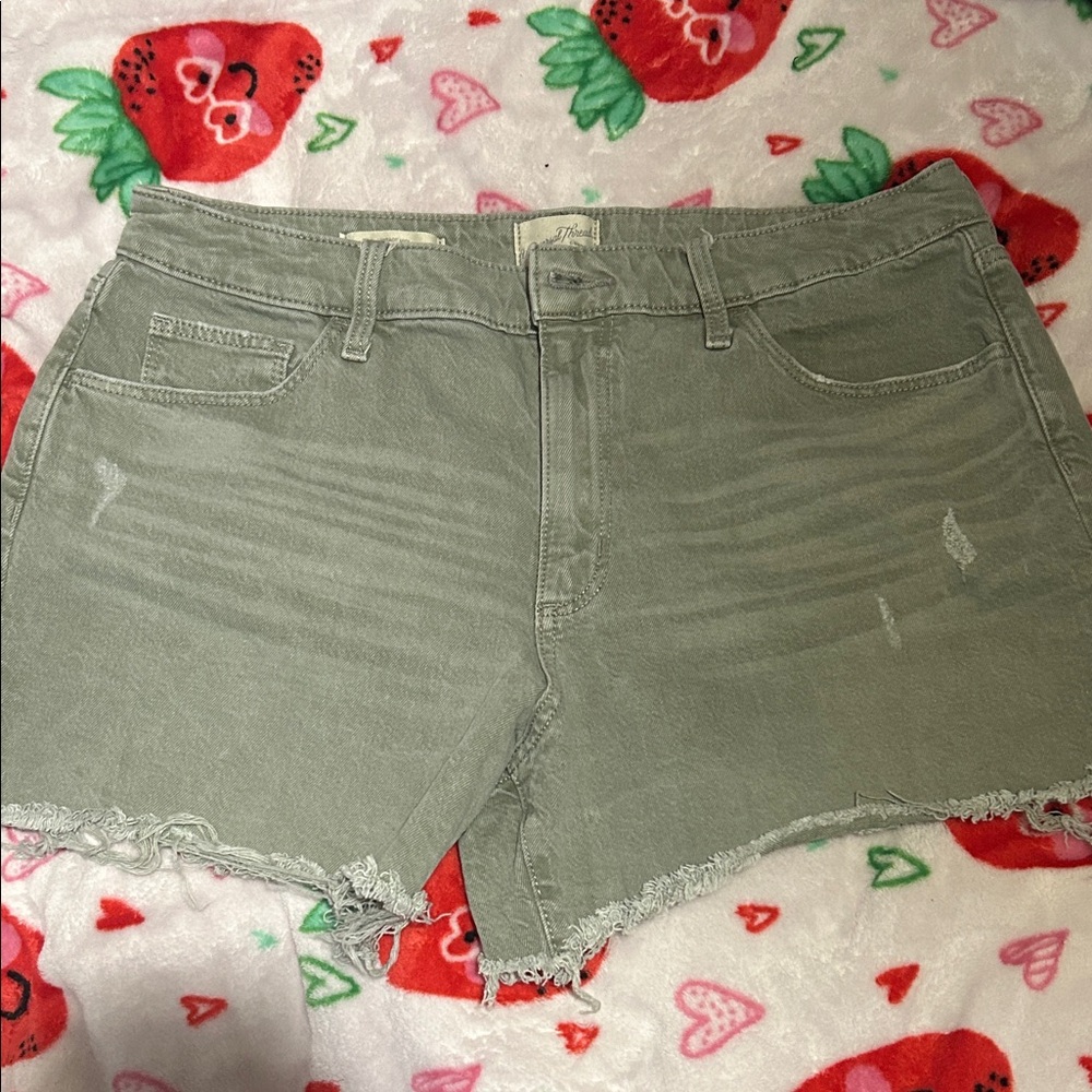 Universal Thread Olive Jean Shorts